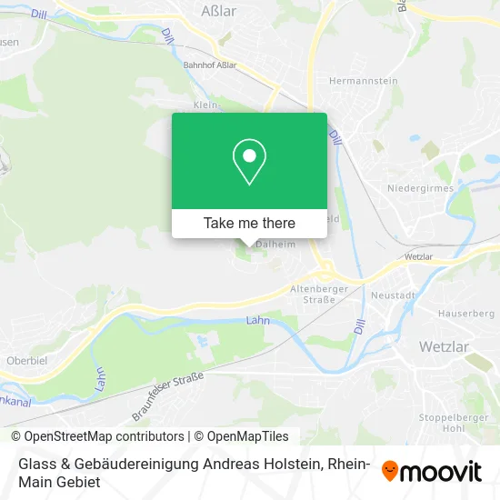 Карта Glass & Gebäudereinigung Andreas Holstein