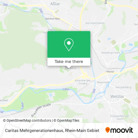 Карта Caritas Mehrgenerationenhaus