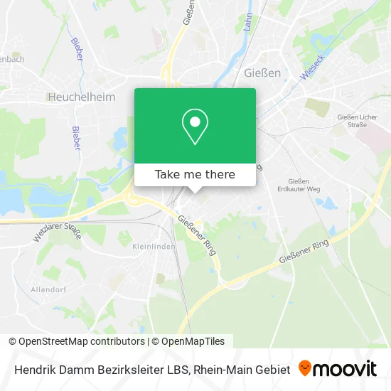 Карта Hendrik Damm Bezirksleiter LBS