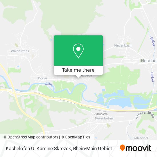 Kachelöfen U. Kamine Skrezek map