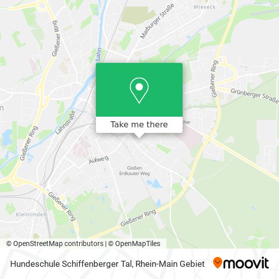 Hundeschule Schiffenberger Tal map