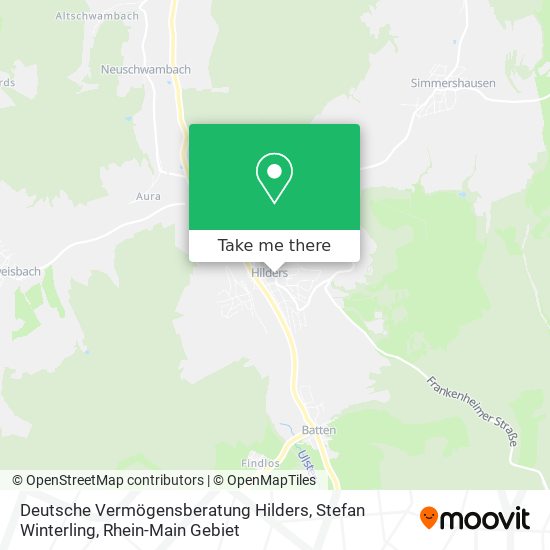 Deutsche Vermögensberatung Hilders, Stefan Winterling map