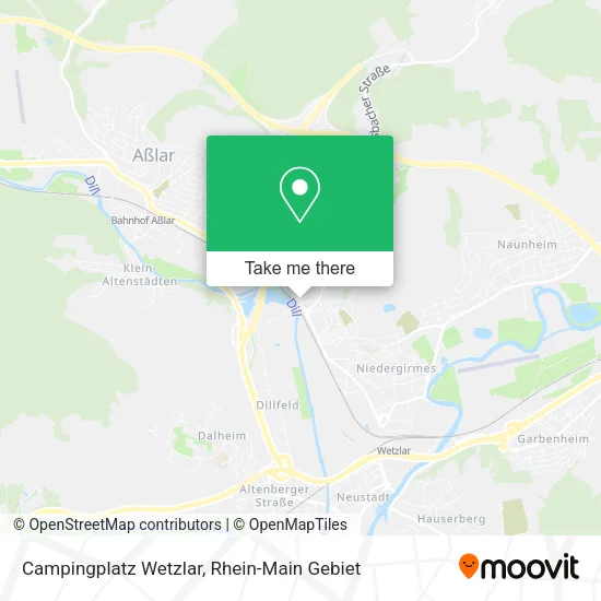 Карта Campingplatz Wetzlar