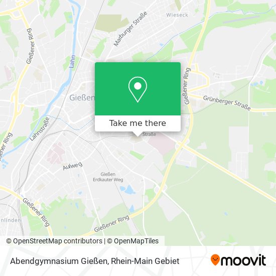 Abendgymnasium Gießen map