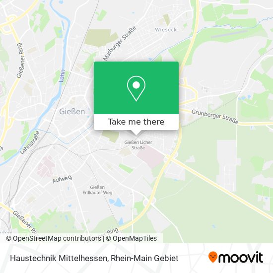 Haustechnik Mittelhessen map