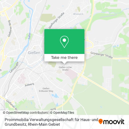 Proimmobilia Verwaltungsgesellschaft für Haus- und Grundbesitz map
