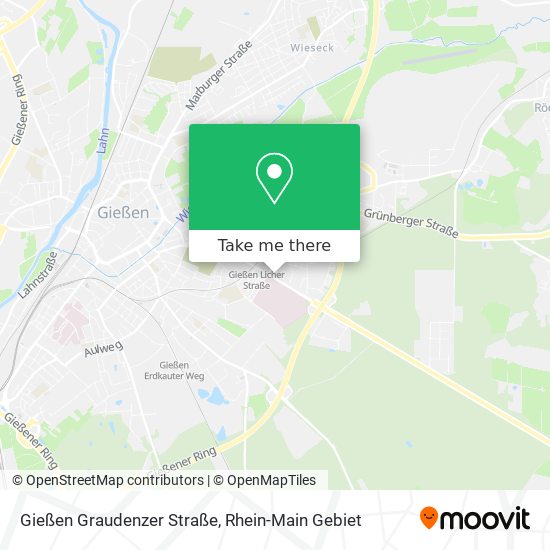 Gießen Graudenzer Straße map