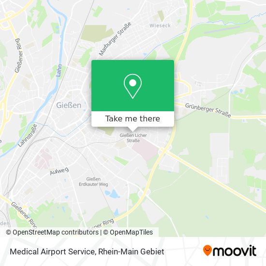 Medical Airport Service map