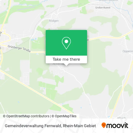 Карта Gemeindeverwaltung Fernwald
