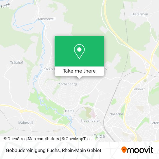 Gebäudereinigung Fuchs map