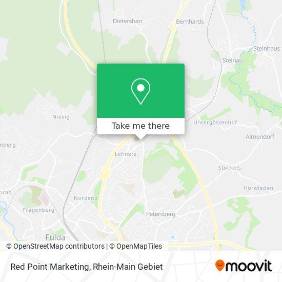 Red Point Marketing map