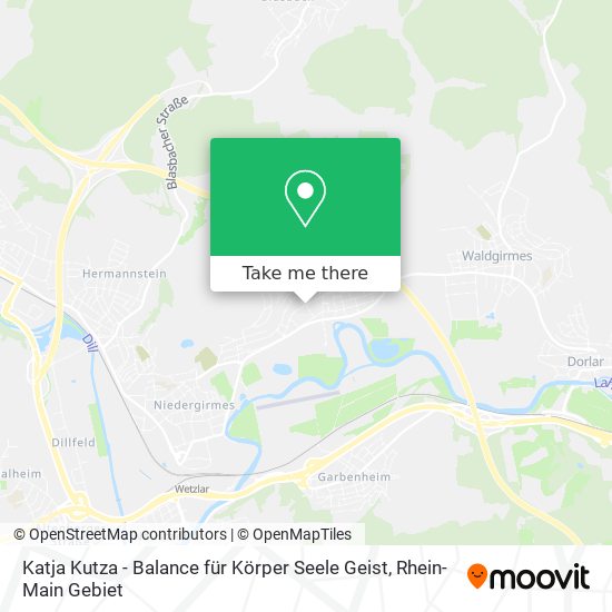 Katja Kutza - Balance für Körper Seele Geist map