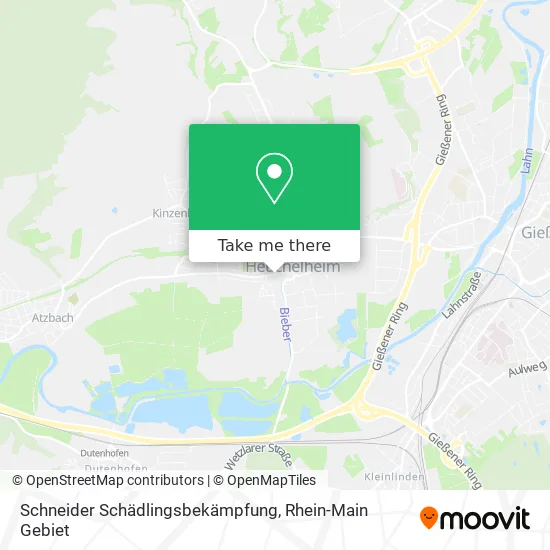 Карта Schneider Schädlingsbekämpfung