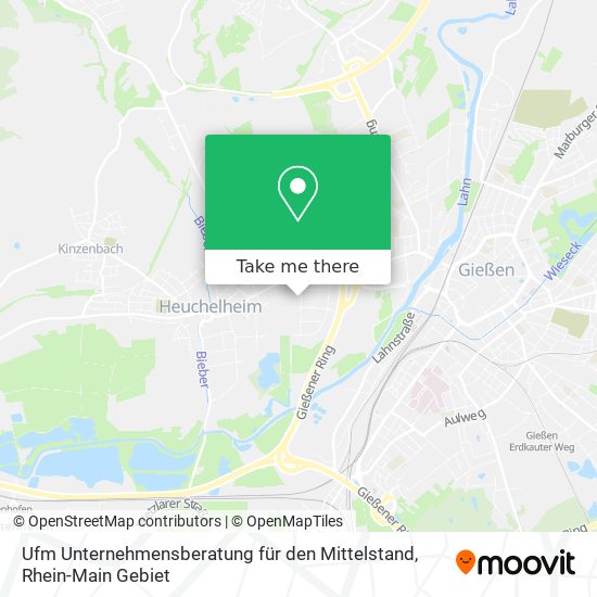 Ufm Unternehmensberatung für den Mittelstand map