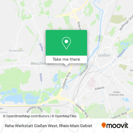 Reha-Werkstatt Gießen West map