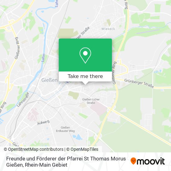 Freunde und Förderer der Pfarrei St Thomas Morus Gießen map