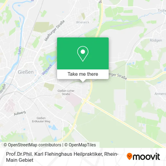 Карта Prof.Dr.Phil. Karl Flehinghaus Heilpraktiker