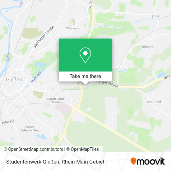 Карта Studentenwerk Gießen
