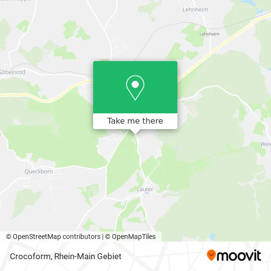 Crocoform map