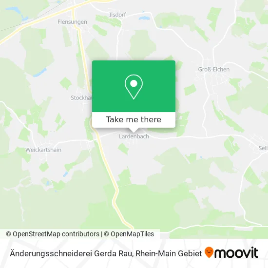 Карта Änderungsschneiderei Gerda Rau