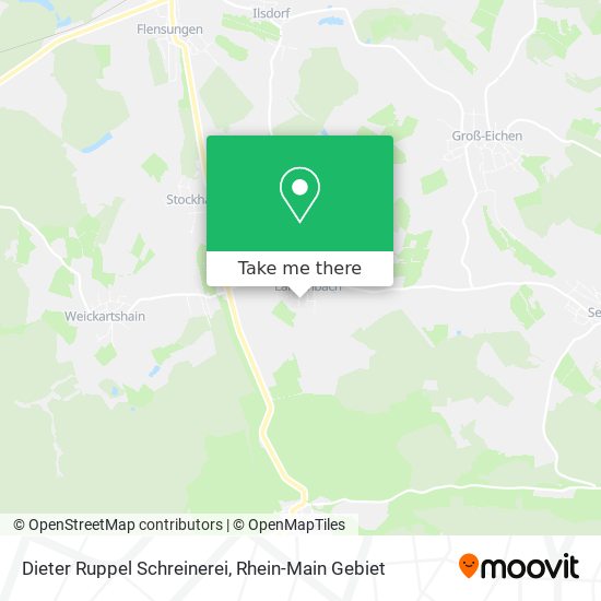 Dieter Ruppel Schreinerei map