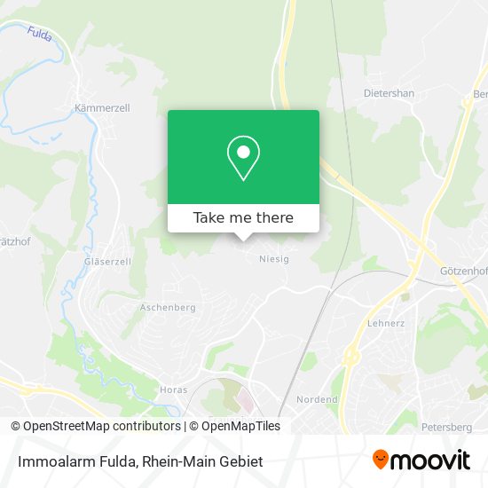 Immoalarm Fulda map