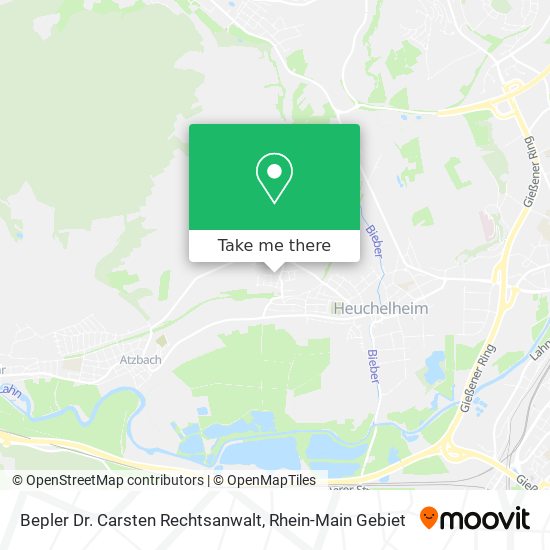 Bepler Dr. Carsten Rechtsanwalt map