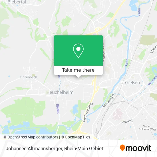 Карта Johannes Altmannsberger