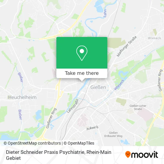 Карта Dieter Schneider Praxis Psychiatrie