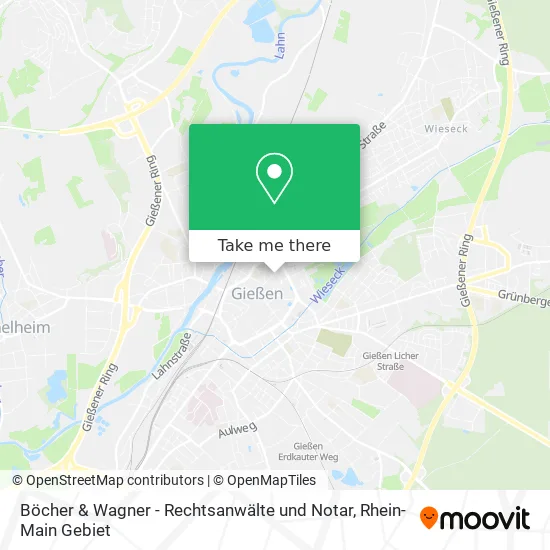 Böcher & Wagner - Rechtsanwälte und Notar map