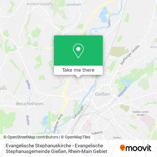 Evangelische Stephanuskirche - Evangelische Stephanusgemeinde Gießen map