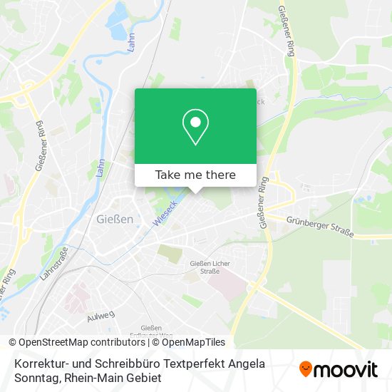 Korrektur- und Schreibbüro Textperfekt Angela Sonntag map