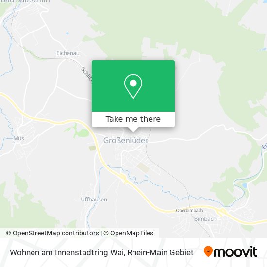 Wohnen am Innenstadtring Wai map