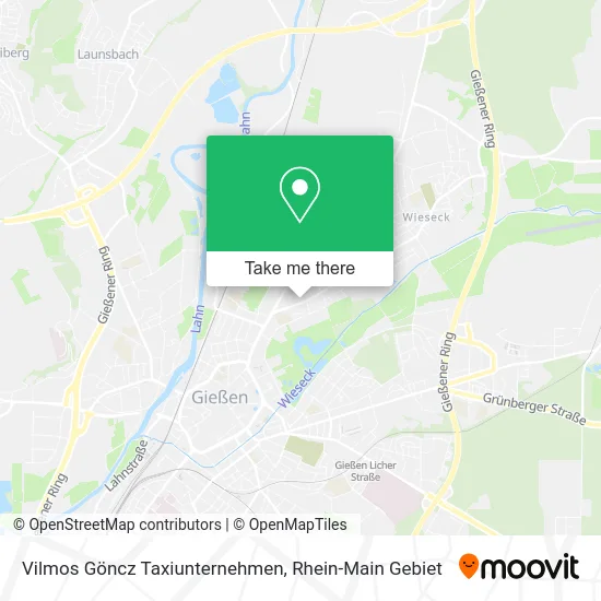 Карта Vilmos Göncz Taxiunternehmen