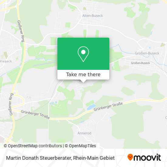 Martin Donath Steuerberater map