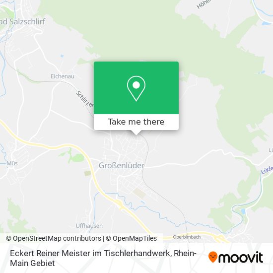 Eckert Reiner Meister im Tischlerhandwerk map