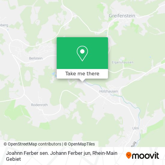 Joahnn Ferber sen. Johann Ferber jun map