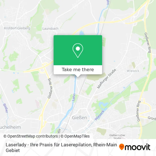 Карта Laserlady - Ihre Praxis für Laserepilation
