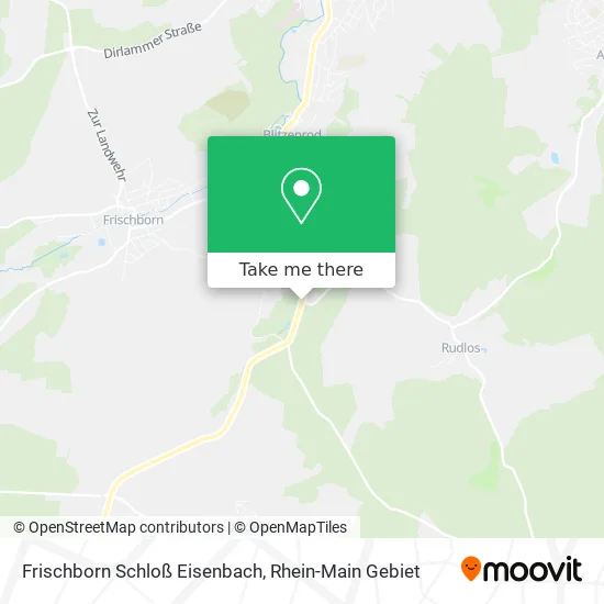 Карта Frischborn Schloß Eisenbach