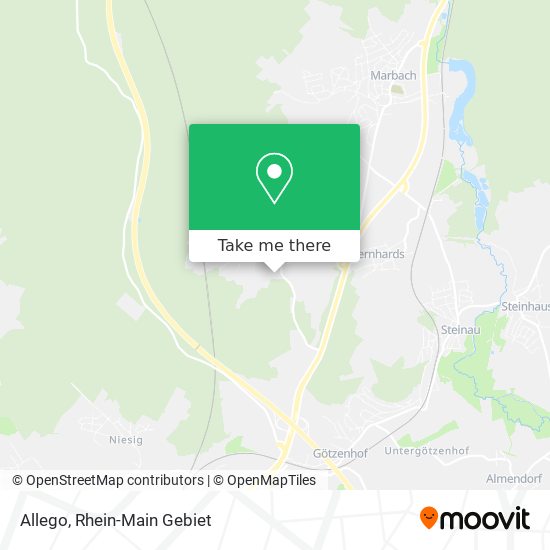 Allego map