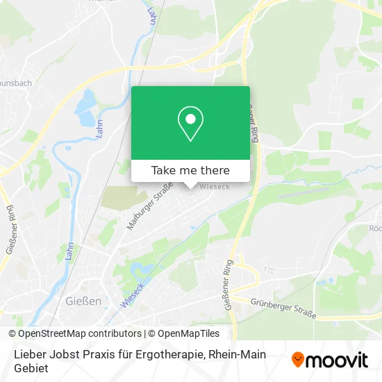 Карта Lieber Jobst Praxis für Ergotherapie