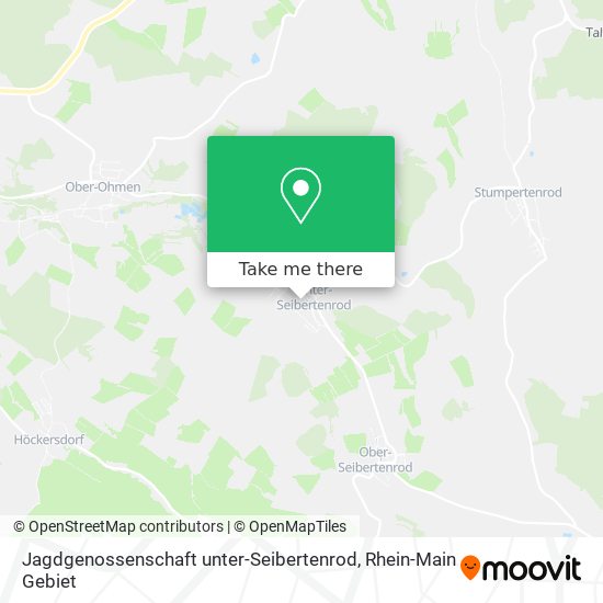 Jagdgenossenschaft unter-Seibertenrod map
