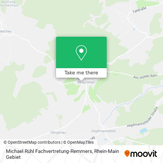 Michael Rühl Fachvertretung-Remmers map