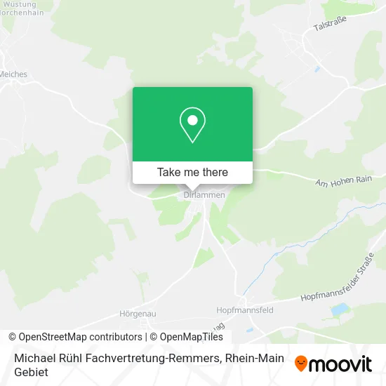 Карта Michael Rühl Fachvertretung-Remmers
