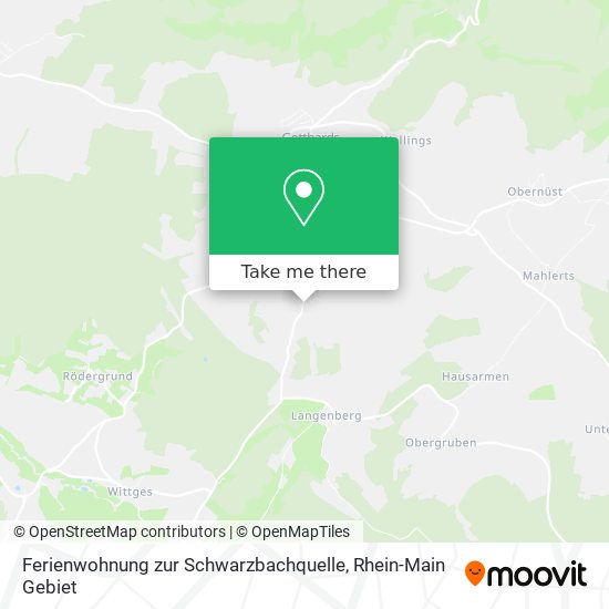 Карта Ferienwohnung zur Schwarzbachquelle