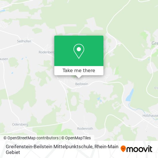 Карта Greifenstein-Beilstein Mittelpunktschule