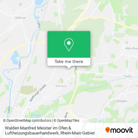 Walden Manfred Meister im Ofen & Luftheizungsbauerhandwerk map