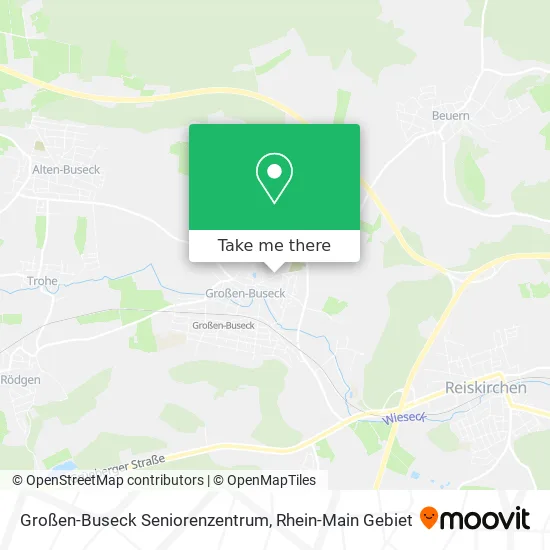 Карта Großen-Buseck Seniorenzentrum