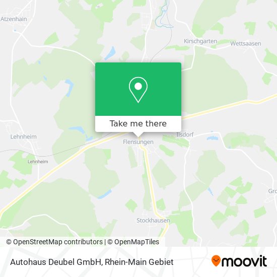 Autohaus Deubel GmbH map