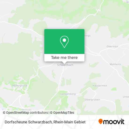 Dorfscheune Schwarzbach map